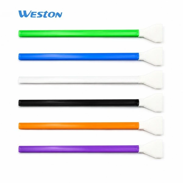 Colored UV Optical Cleaning Swabs